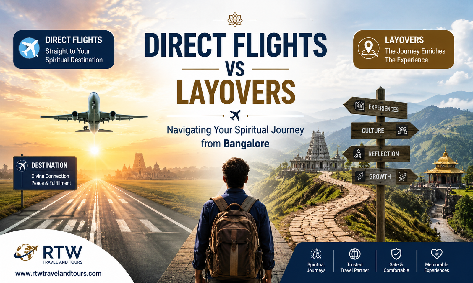 Direct Flights vs. Layovers Navigating Your Spiritual Journey from Bangalore